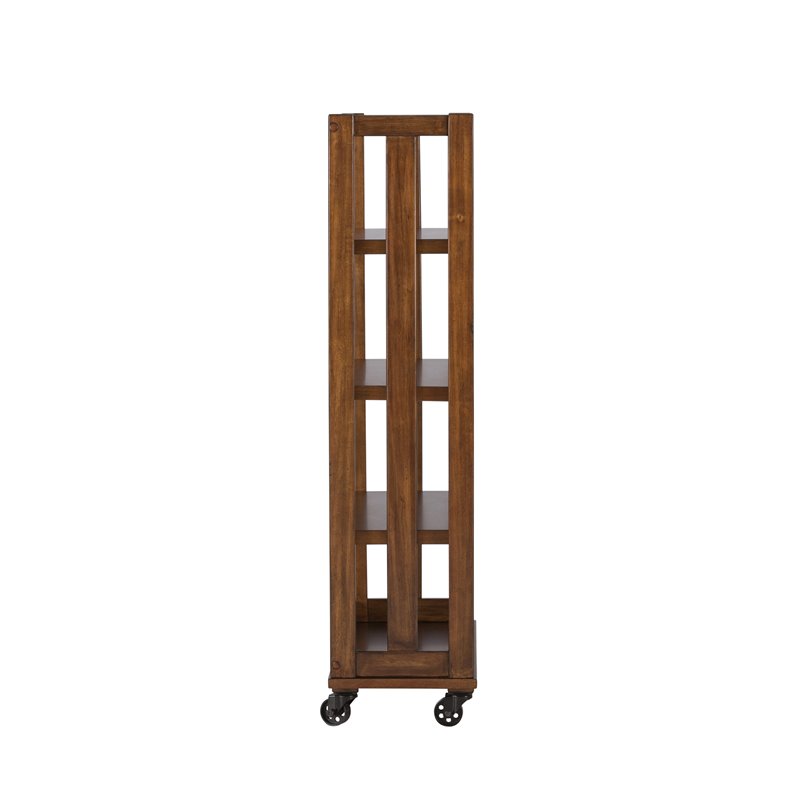 Arlington House Medium Brown Open Bookcase