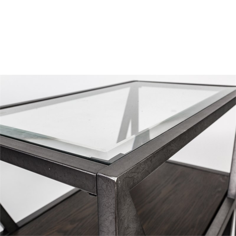 Arista Medium Gray Rectangular Cocktail Table