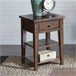 Lake House Dark Brown Chair Side Table