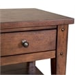 Lake House Dark Brown Chair Side Table