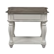 Magnolia Manor White End Table