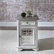 Magnolia Manor White Chair Side Table