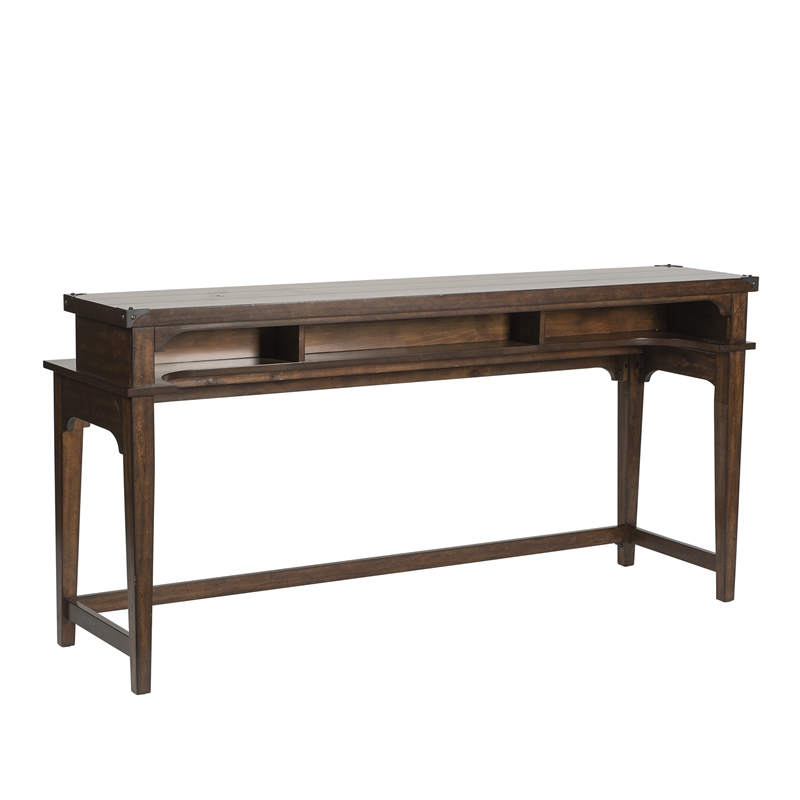 Aspen Skies Medium Brown Console Bar Table
