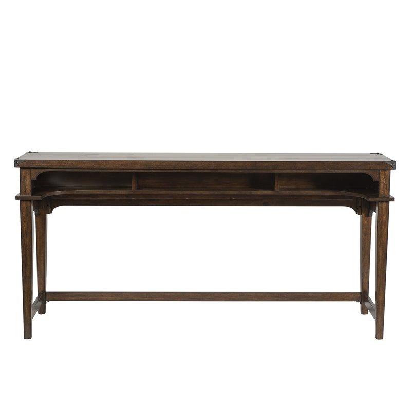 Aspen Skies Medium Brown Console Bar Table