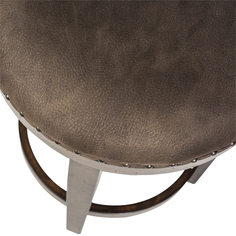 Liberty Furniture Aspen Skies Console Swivel Stool - Brown