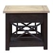 Heatherbrook Black Drawer End Table