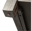 Heatherbrook Black Drawer End Table