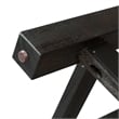 Heatherbrook Black Uph Console Stool