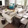 Heatherbrook Black Uph Console Stool