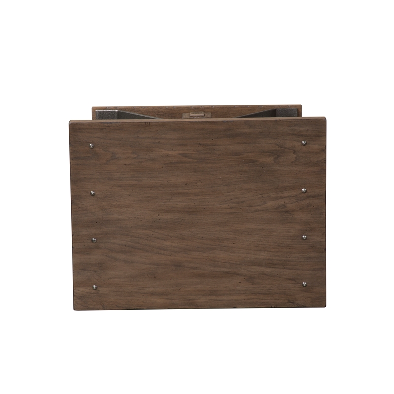 Liberty Furniture Sonoma Road End Table in Light Brown