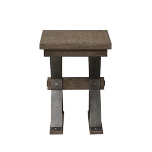 Liberty Furniture Sonoma Road End Table in Light Brown