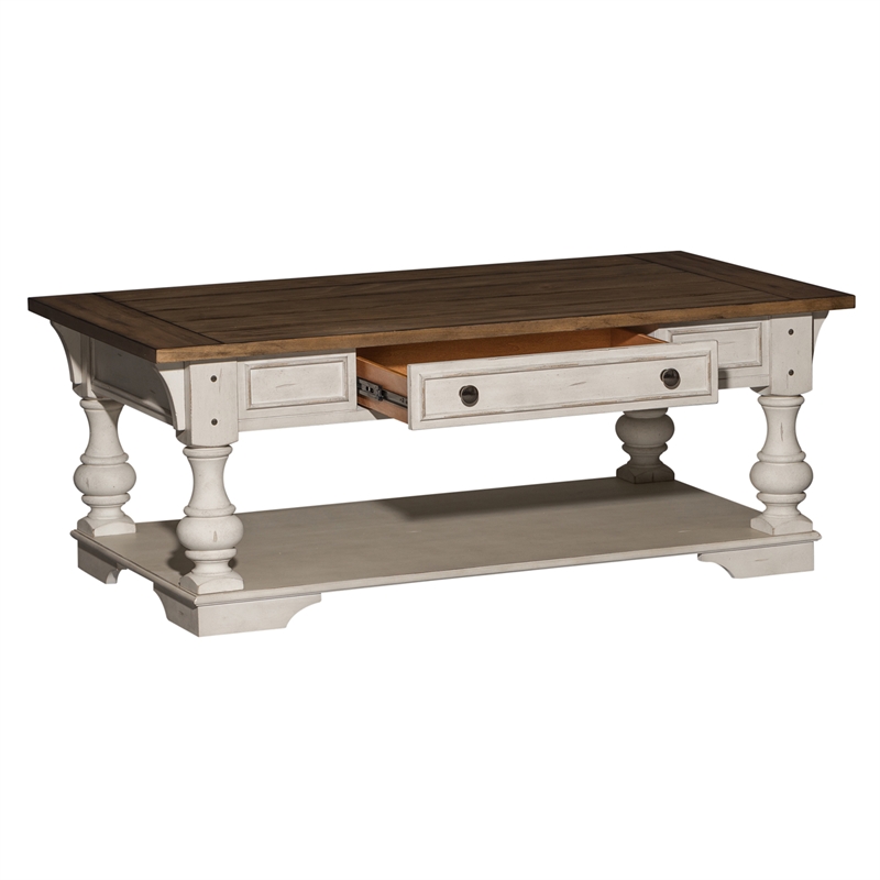 Morgan Creek White Cocktail Table