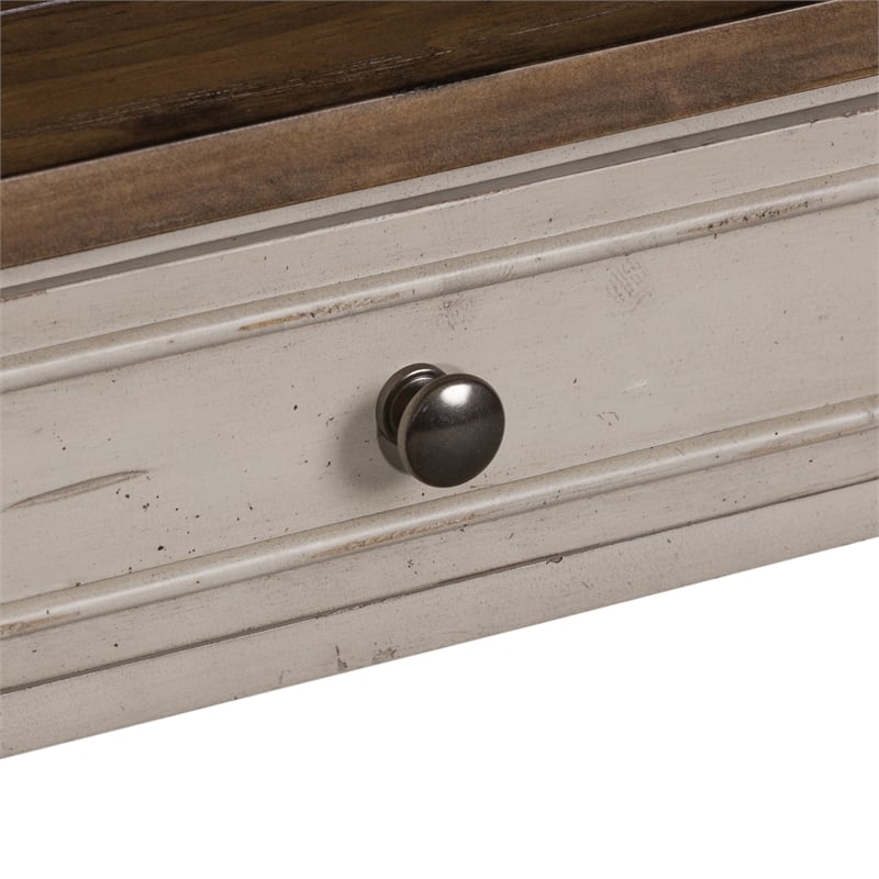 morgan creek white end table