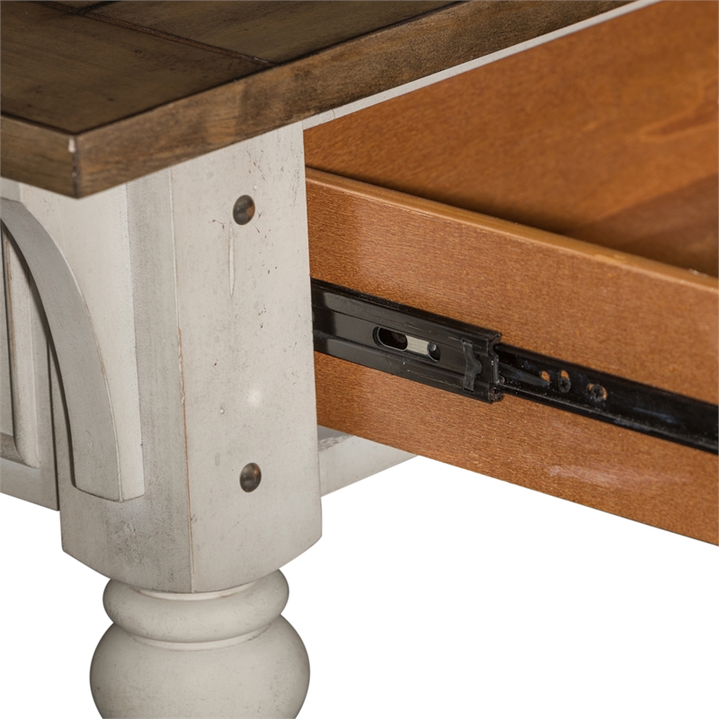 Morgan Creek White Sofa Table