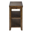 Mitchell Medium Chair Side Wood Table in Brown
