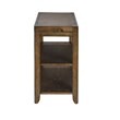 Mitchell Medium Chair Side Wood Table in Brown