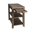 Mitchell Medium Chair Side Wood Table in Brown