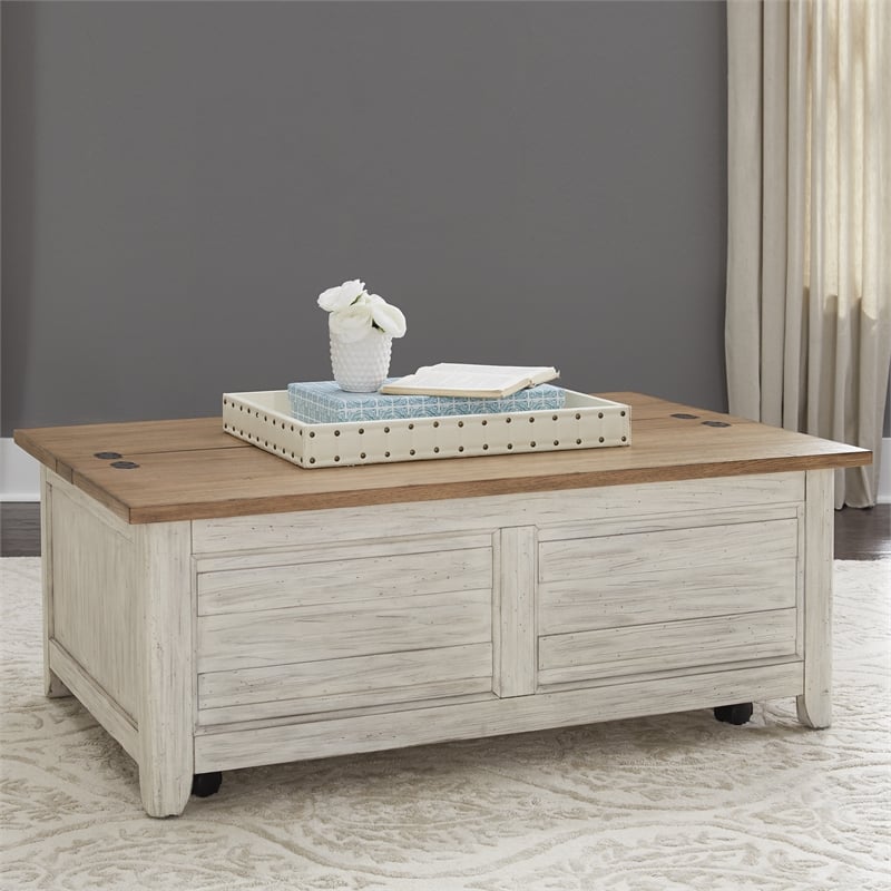 Liberty Furniture Farmhouse Reimagined Storage Trunk