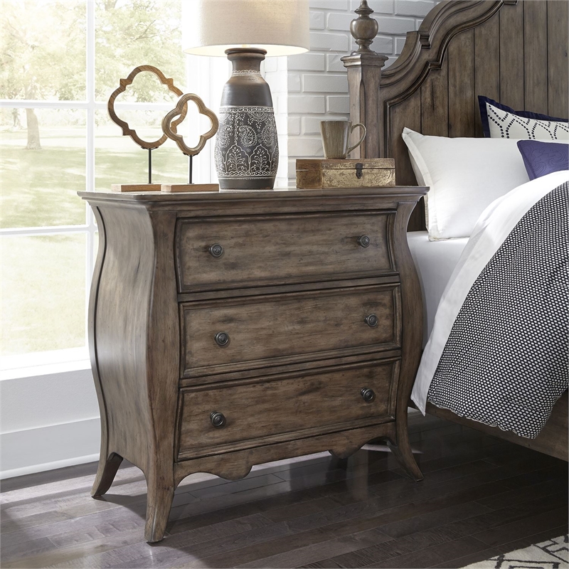 Liberty Furniture Parisian Marketplace 3 Drawer Bedside Chest Liberty Furniture Parisian Marketplace 3 Drawer Bedside Chest