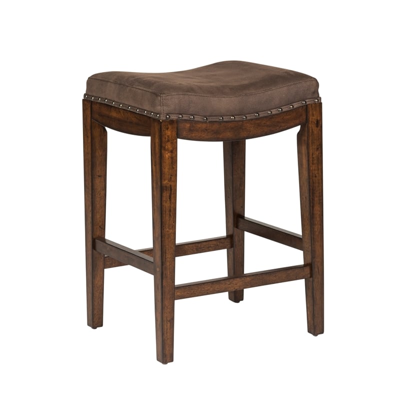 Aspen Skies Medium Brown 4 Piece Console Set (1-Console 3-Stools)