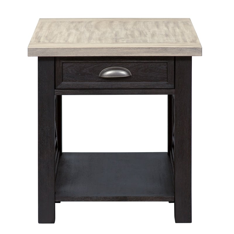 Liberty Furniture Heatherbrook Black with 3 Piece Veneers Living Room Set