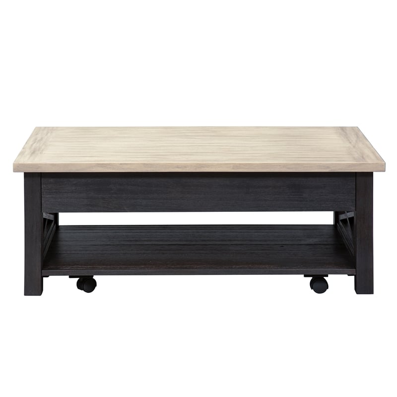 Liberty Furniture Heatherbrook Black with 3 Piece Veneers Living Room Set