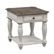 Magnolia Manor White 3 Piece Set (1-Cocktail 2-End Tables)
