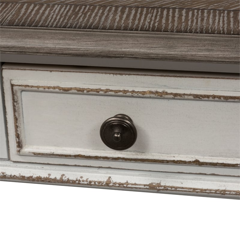 Magnolia Manor White 3 Piece Set (1-Cocktail 2-End Tables)