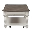 Magnolia Manor White 3 Piece Set (1-Cocktail 2-End Tables)