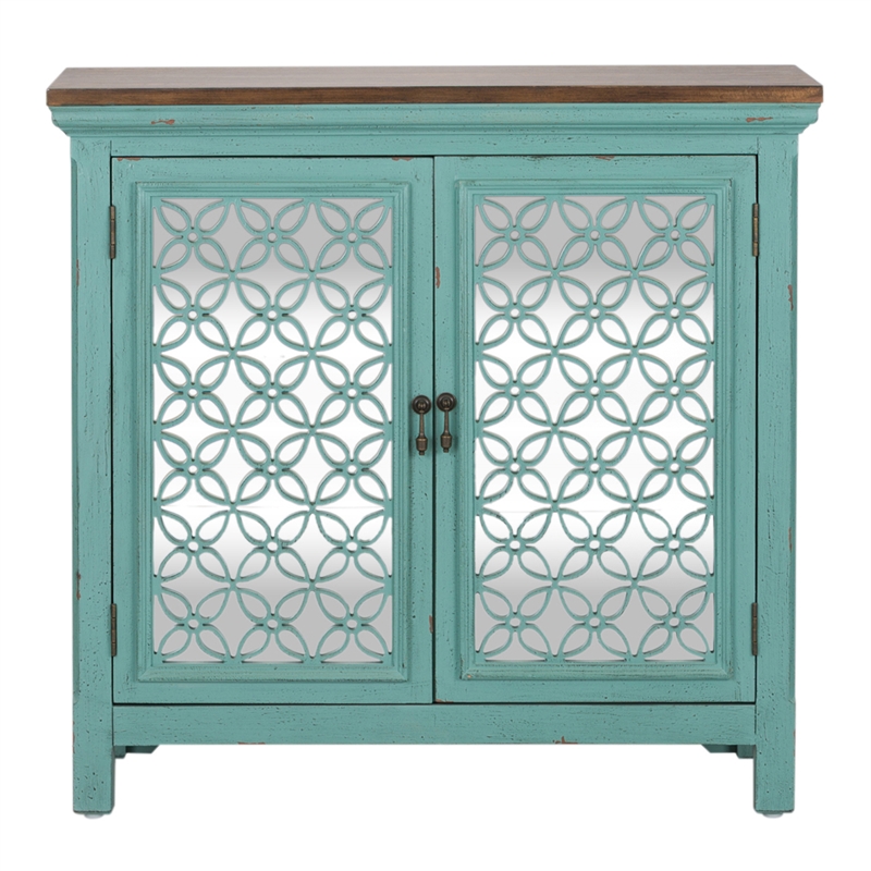 Kensington Blue 2 Door Accent Cabinet