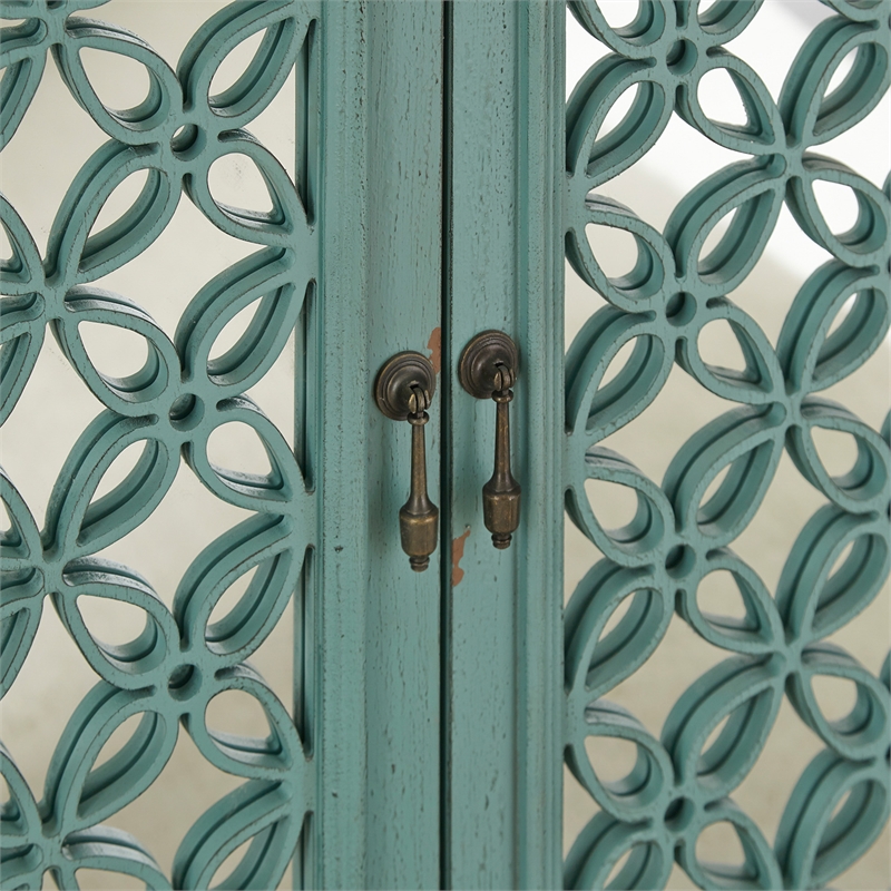 Kensington Blue 2 Door Accent Cabinet