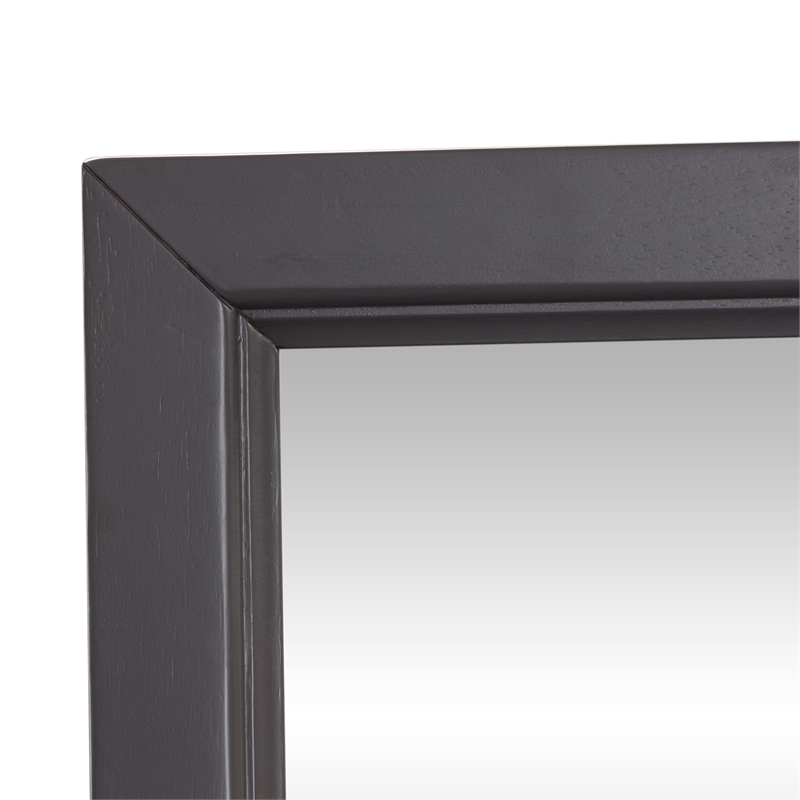 Cottage View Dark Gray Dresser & Mirror