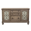 Simply Elegant Multi 3 Piece Desk & Hutch Set