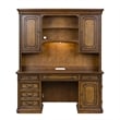 Amelia Medium Brown Jr Executive Credenza Set