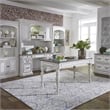 Magnolia Manor White Credenza & Hutch