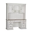 Magnolia Manor White Credenza & Hutch