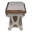 Farmhouse Reimagined White Bed Bench