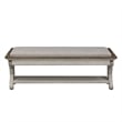 Farmhouse Reimagined White Bed Bench