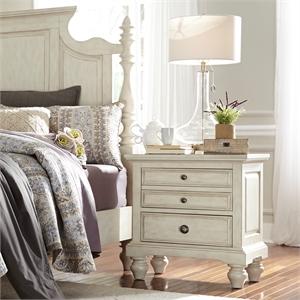 high country white night stand