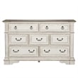 Abbey Park White 7 Drawer Dresser