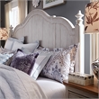 Farmhouse Reimagined White Queen Poster Bed