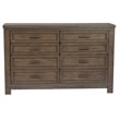 Thornwood Hills Dark Gray 8 Drawer Dresser
