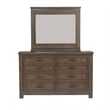 Thornwood Hills Dark Gray 8 Drawer Dresser