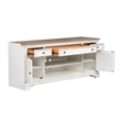 Magnolia Manor White Entertainment TV Stand