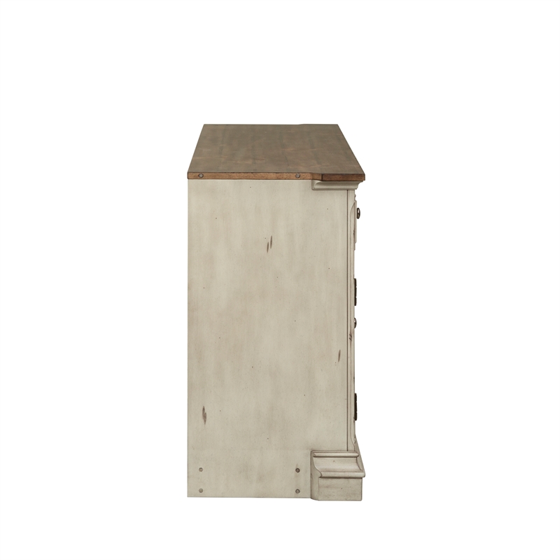 Morgan Creek White Entertainment TV Stand