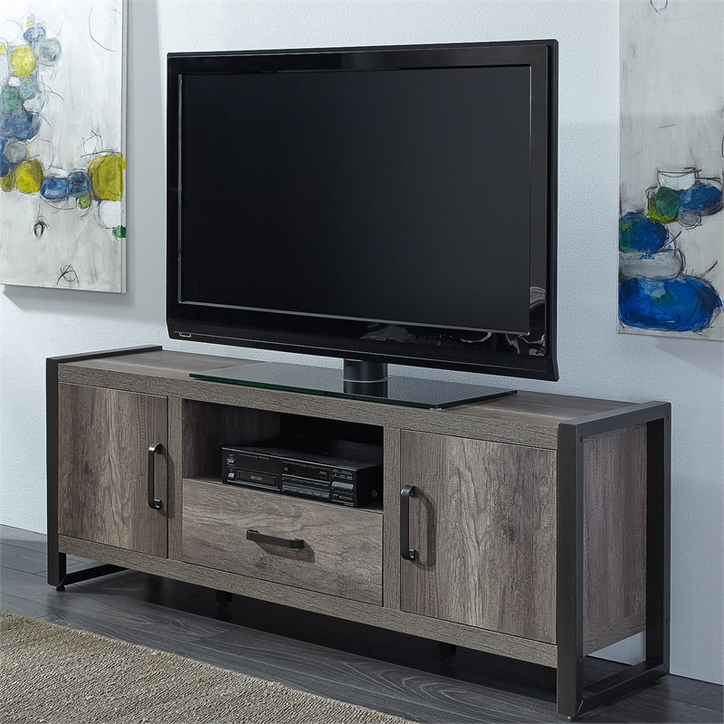 Tanners Creek Medium Gray Entertainment TV Stand