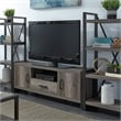 Tanners Creek Melamine Entertainment Center w Piers - Gray
