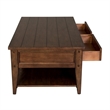 3 Piece Coffee Table and Set of 2 End Table in Oak