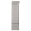 2 Piece Vinage Distressed Armoire and Dresser Mirror Set in White