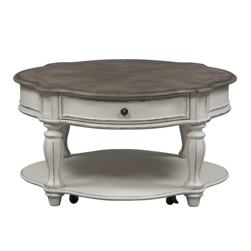 3 Piece Set of Round Coffee Table and (Set Of 2) End Table